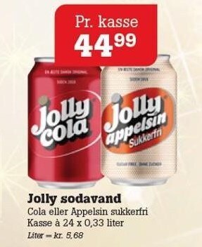 Poetzsch Padborg Jolly sodavand tilbud