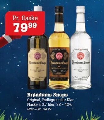 Poetzsch Padborg Brøndums snaps tilbud