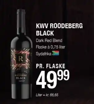 Kwv roodeberg black