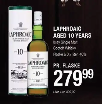 Poetzsch Padborg Laphroaig aged 10 years tilbud