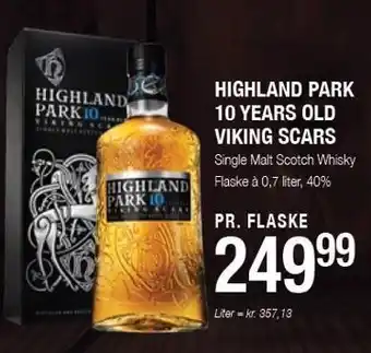Highland park 10 years old viking scars