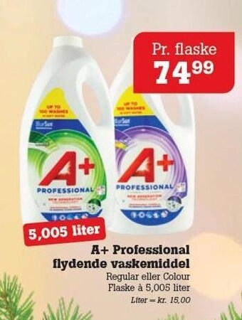 A+ professional flydende vaskemiddel