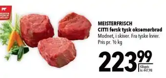 Citti Citti fersk tysk oksemørbrad tilbud