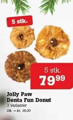 Poetzsch Padborg Jolly paw denta fun donut tilbud