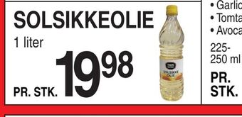 Solsikkeolie