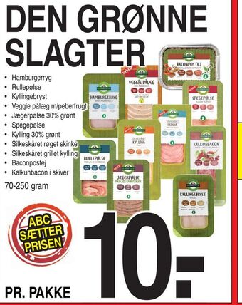 ABC Lavpris Den grønne slagter tilbud