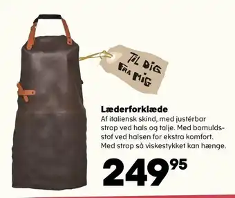 Kvickly Læderforklæde tilbud