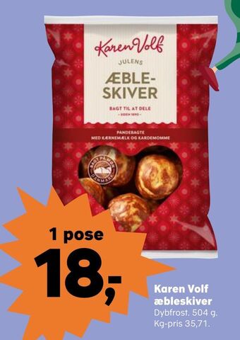 Karen volf æbleskiver