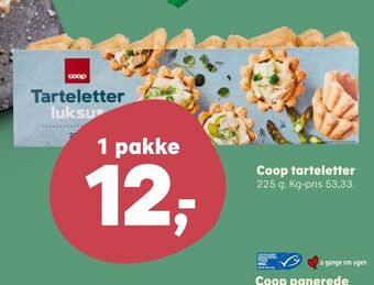 Kvickly Coop tarteletter tilbud
