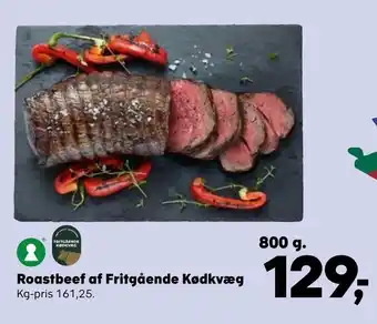 Roastbeef af fritgående kødkvæg