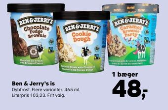 Kvickly Ben & jerry's is tilbud