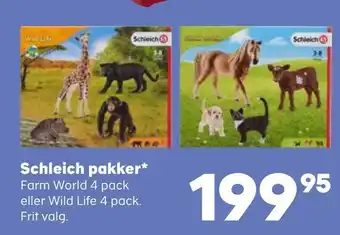 Kvickly Schleich pakker tilbud