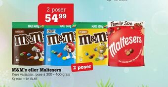 Poetzsch Padborg M&m's eller maltesers tilbud