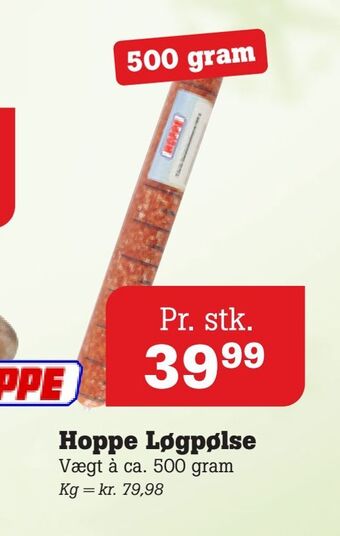 Poetzsch Padborg Hoppe løgpølse tilbud
