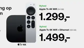 Apple tv 4k wifi + ethernet (128 gb)