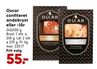 Bilka Oscar confiteret andebryst eller -lår tilbud