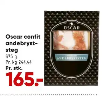 Bilka Oscar confit andebryst- steg tilbud