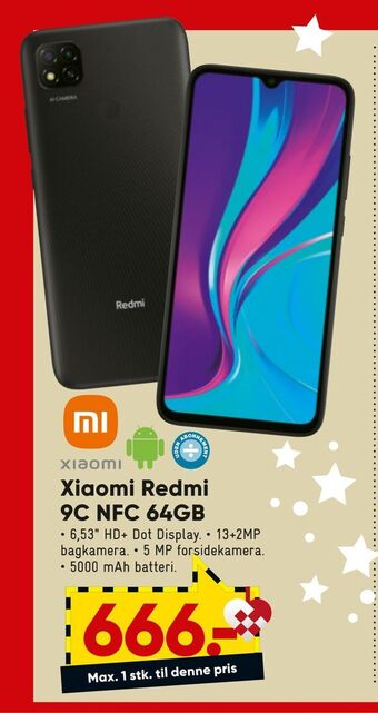 Bilka Xiaomi redmi 9c nfc 64gb tilbud