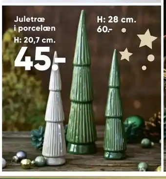 Juletræ i porcelæn