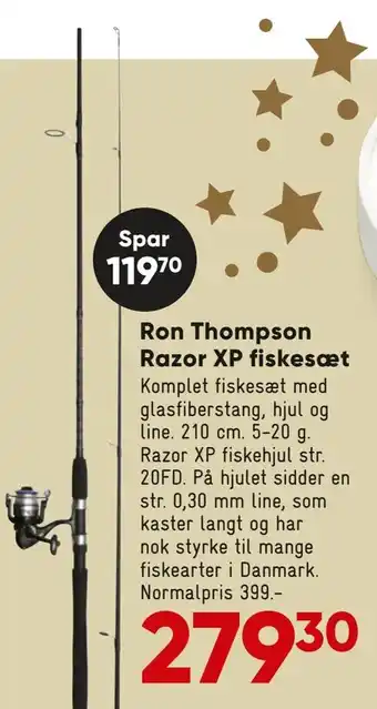 Bilka Ron thompson razor xp fiskesæt tilbud