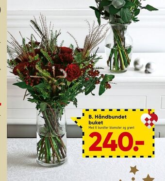 Bilka Håndbundet buket tilbud