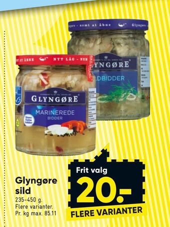 Bilka Glyngøre sild tilbud