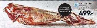 Bilka Helt lam fra chile tilbud