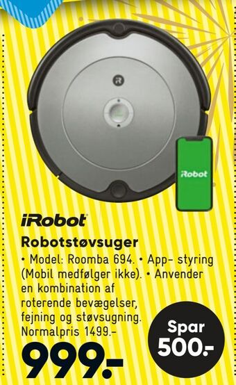 Bilka Robotstøvsuger tilbud