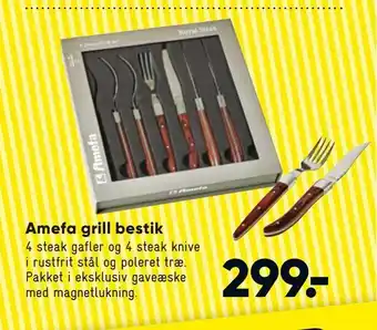 Bilka Amefa grill bestik tilbud
