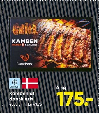 Bilka Kamben af dansk gris tilbud