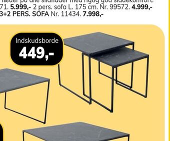 Daells Bolighus Indskudsborde tilbud