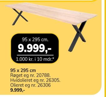 Daells Bolighus Plankebord tilbud