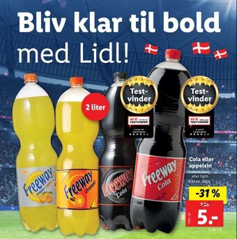 Lidl Cola eller appelsin tilbud