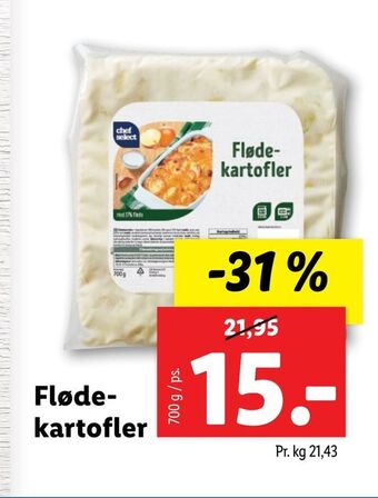 Lidl Flødekartofler tilbud