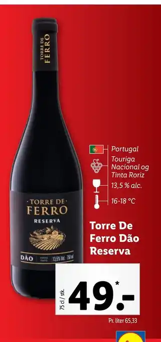 Lidl Torre de ferro dão reserva tilbud