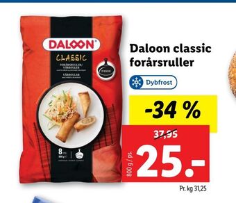 Lidl Daloon classic forårsruller tilbud
