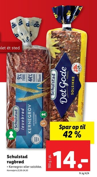 Lidl Schulstad rugbrød tilbud