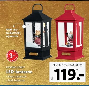Lidl Led-lanterne tilbud