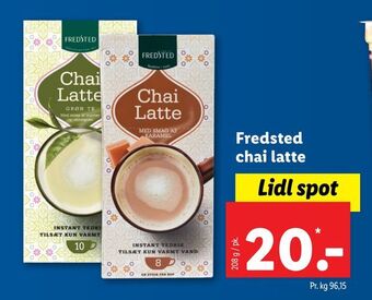 Fredsted chai latte