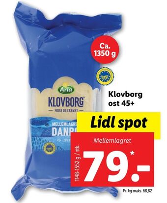 Klovborg ost 45+