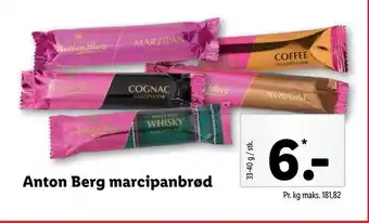 Lidl Anton berg marcipanbrød tilbud