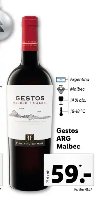 Gestos arg malbec