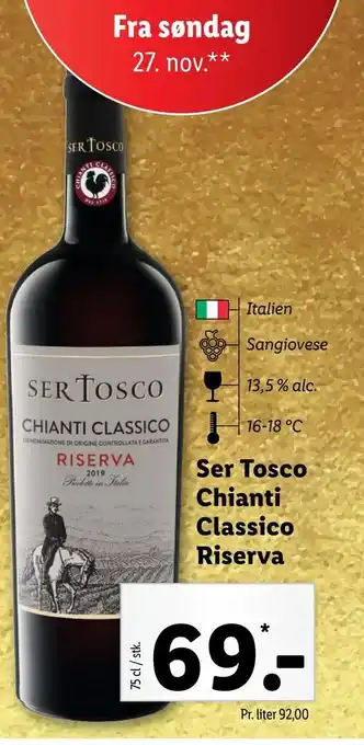 Ser tosco chianti classico riserva