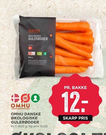 MENY Omhu danske økologiske gulerødder tilbud