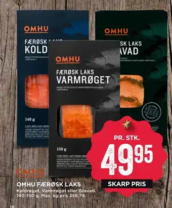 MENY Omhu færøsk laks tilbud