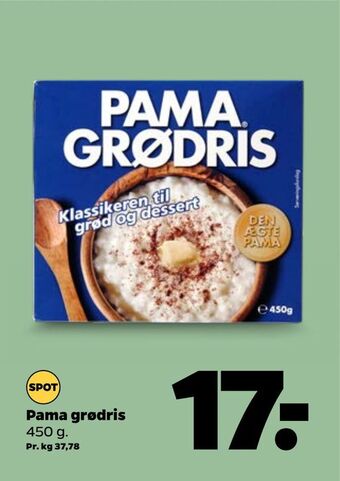 Pama grødris
