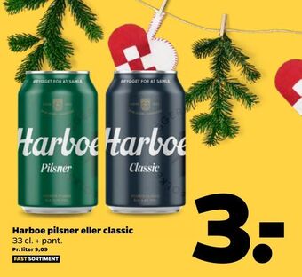 Netto Harboe pilsner eller classic tilbud