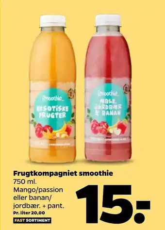 Netto Frugtkompagniet smoothie tilbud