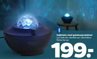 Højttaler med galakseprojekter