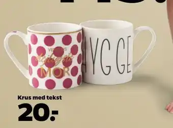 Netto Krus med tekst tilbud